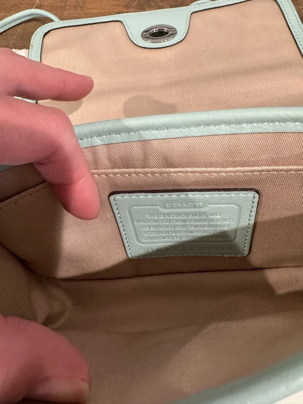 Coach Legacy Penny Leather Crossbody Bag - Picture 4 of 7